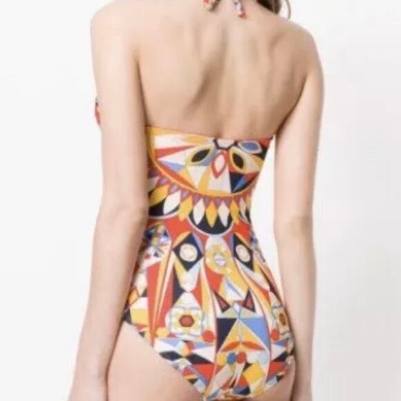 NEW TORY BURCH 'Kaleidoscope' One-piece Swimsuit - Size L - Picture 7 of 8